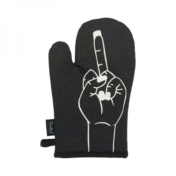 Twisted Wares Middle Finger Oven Mitt Sex Toy Product