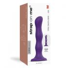 Strap-on-me Geisha Ball Dildo Medium Purple Sex Toy Product