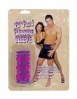 Beaded Penis Sleeve - Purple