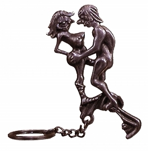 Metal Keyring (man/woman)