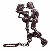 Metal Keyring (man/woman)