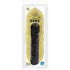 Rubber dildo black 8 inch