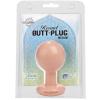 Round Butt Plug Medium White
