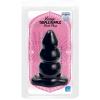Triple Ripple Large Black Butt Plug