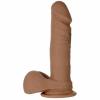 The Realistic Cock Ur3 Brown 6in