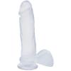 Crystal Jellie Ballsy Cock 8in Clear