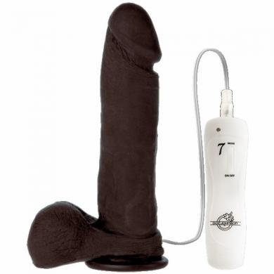 Vibro Realistic Cock Ur3 Black 8in
