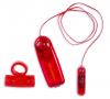 Cuddles Vibrating Cock Ring - Red