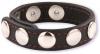 5 Speed Black Leather Cock Strap