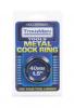 Titanmen Metal Cock Ring Black 1.5in