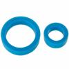 James Deen Silicone Cock Rings Dbl Pack Blue