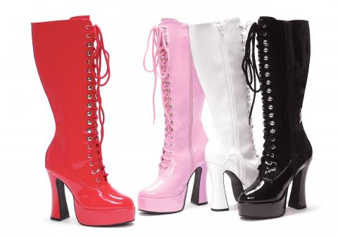 Easy Black Knee High Boots
