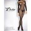 Crochet Net Long Sleeve Bodystocking Blk Queen