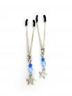 Tweezer W/Beads And Star Charm - Blue Sex Toy Product