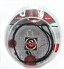 Leather Leash W/Red Hearts Chain 24in
