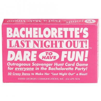 Bachelorettes Last Night Out Game