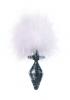 Fashionistas, Glass Bunny Tail Butt Plug, Large
