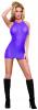 Halter Dress and G-String Purple L/Xl