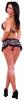 Bra, Skirt and G-String Butterfly 2X