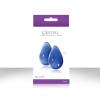 Crystal Glass Eggs Large Blue