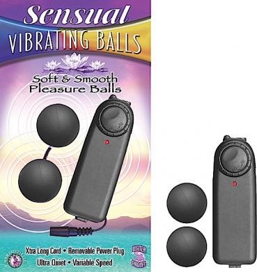 Sensual Vibrating Balls Black