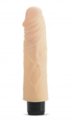Real Feel Lifelike Toyz No 10 Vibrating Dildo Beige Sex Toy Product