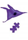Vibrating Crotchless Panty and Pasties Set Purple	 Sex Toy Product