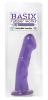 Basix Purple 6.5in Dong W/Suction Cup