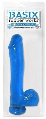 Basix 10in Dong with Suction Cup