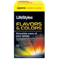 Lifestyles Asst Flavor Colors 12 Pack