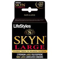 Lifestyles Skyn Large 3 Pack Sex Toy Product