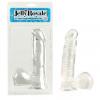 Clear dildo w/suction cup -6inch