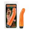 Glow in the Dark Vibrating Jelly Dildo-Orange