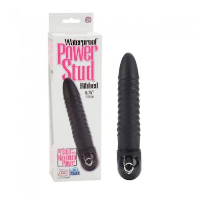 Power Stud Ribbed W/P Black