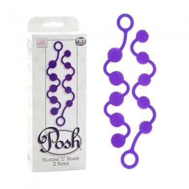 Posh Silicone O Beads Purple