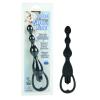 Silicone Pleasure Beads Vib. Black