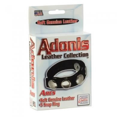 Adonis Leather Collection Ares 5 Snap Ring	 Sex Toy Product