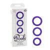 Posh Silicone Love Rings Purple