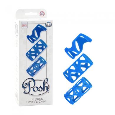 Posh Silicone Lovers Cage Blue