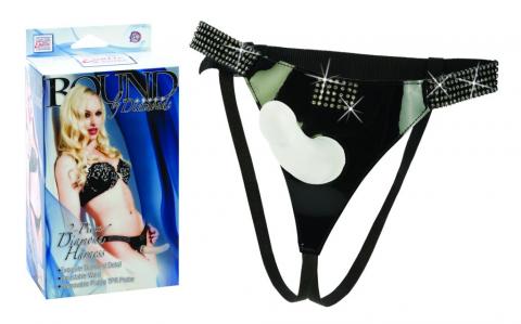2-Piece Diamond Harness and Dildo Sex Toy Product