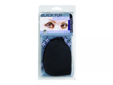 Fur Blindfold Black Sex Toy Product