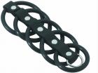 5 Ring Black Rubber Gates  Sex Toy Product