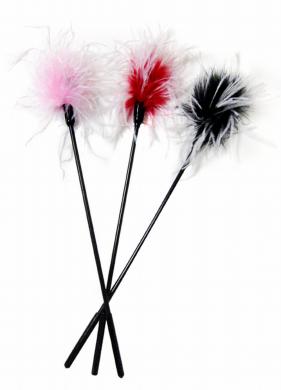 Fluffer Tickler Red and White