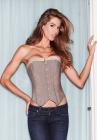 Suit Inspired Waist Coat Corset Brown M Sex Toy Product