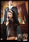 Black Nun Habit Dress, Headwear M/L Sex Toy Product
