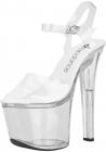 7 Inches Clear Platform Sandal Strap Size 6 Sex Toy Product