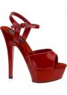 Kiss 6 Inches Red Spike Heel Sandals Size 6 Sex Toy Product