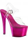 Sky 7 Inches Clear Pink Platform Sandal Size 6 Sex Toy Product