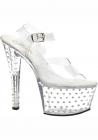 Stardust Studs Clear Stripper Shoes Size 6 Sex Toy Product