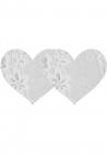 White Lace Heart Pasties 2 Pack Sex Toy Product